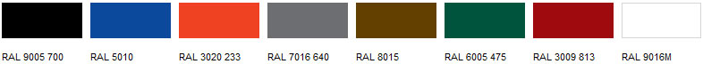 Cast Iron Gutters Colour Range